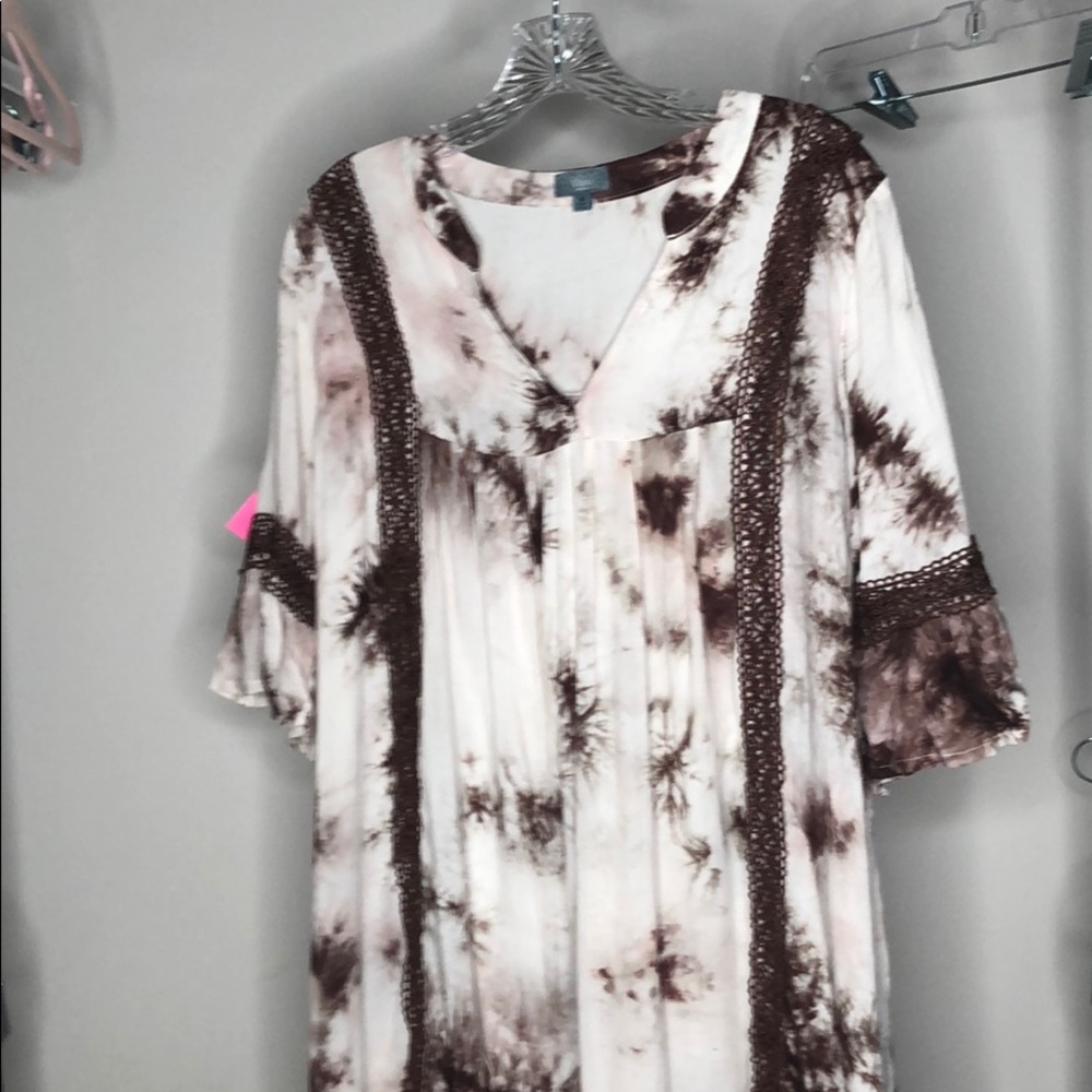 Sexy & Flirty Tie dye Boho mini Crochet dress - Picture 11 of 11